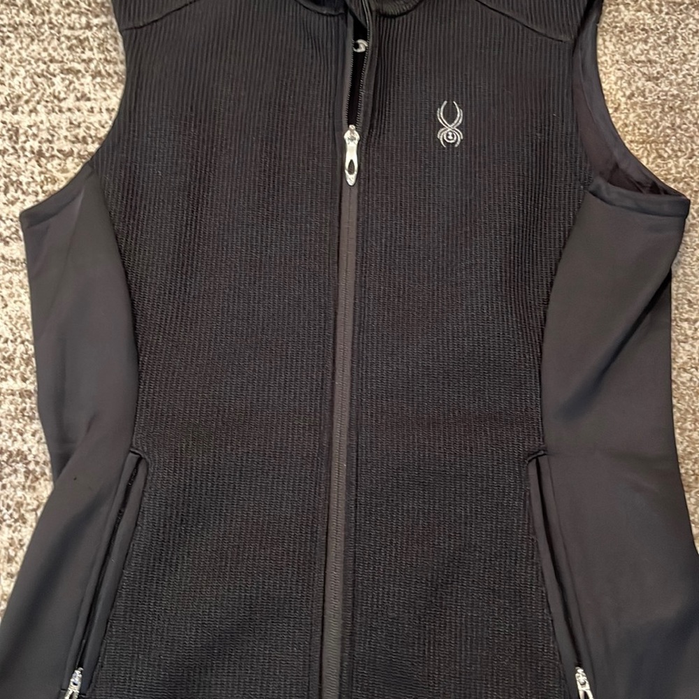 Womens black Spyder vest L